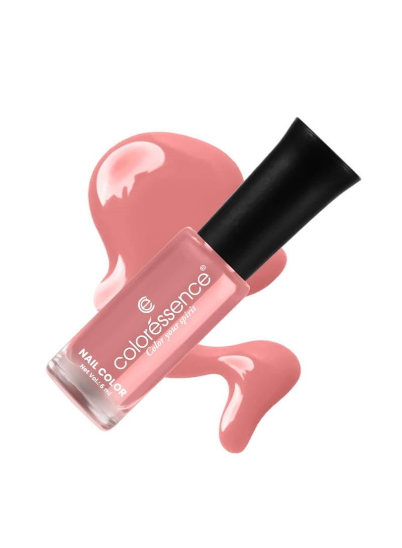 Coloressence Mini Nail Polish | Chip Resistant | Quick Dry | One Swipe Application | Toxin Free |Coral Reef-6ml - Image 2